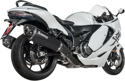 Escape Akrapovic - Slip-On Series Muffler - Titanium/Carbon Fiber - Black