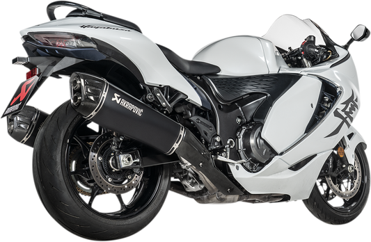Escape Akrapovic - Slip-On Series Muffler - Titanium/Carbon Fiber - Black