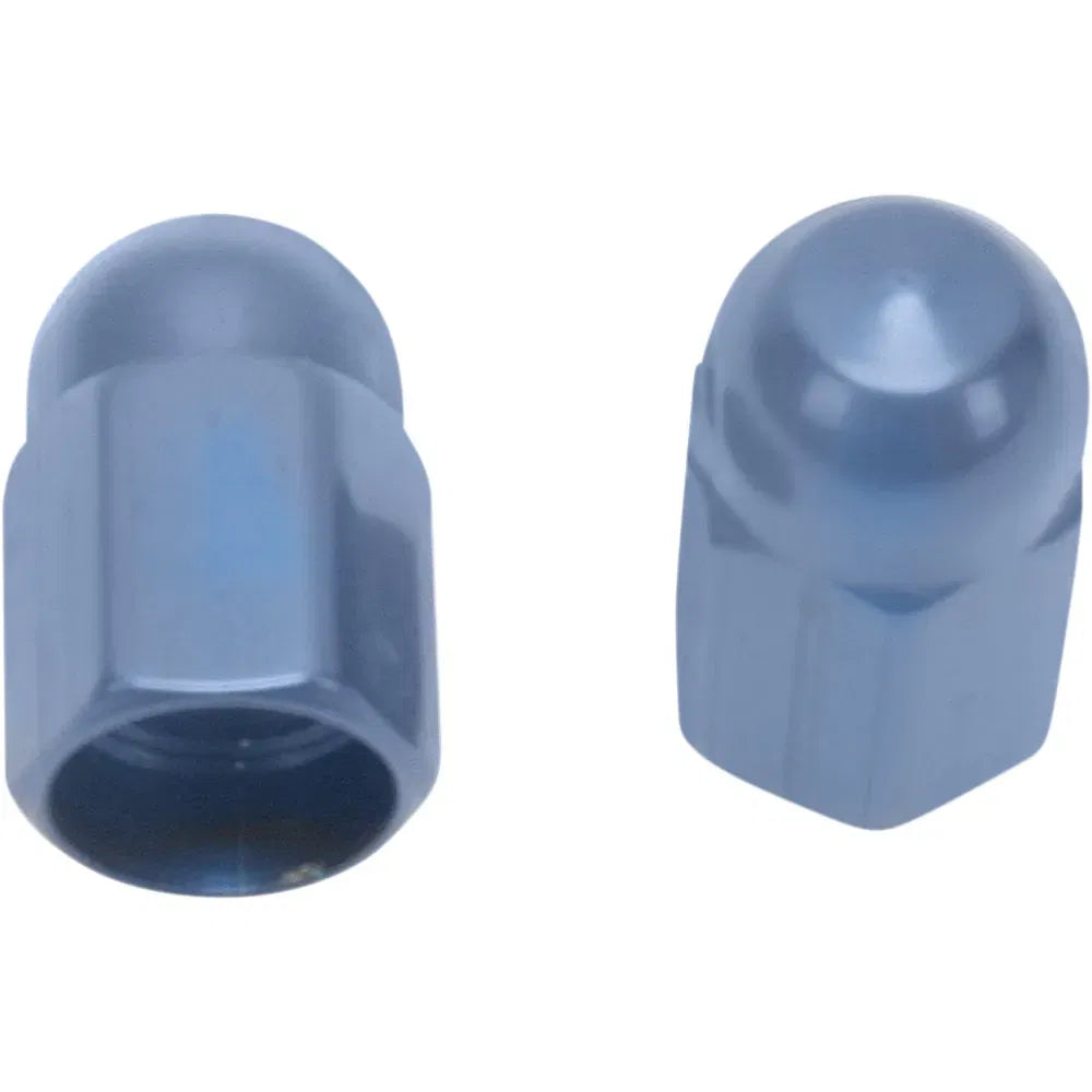 Valve Caps - Blue Anodized