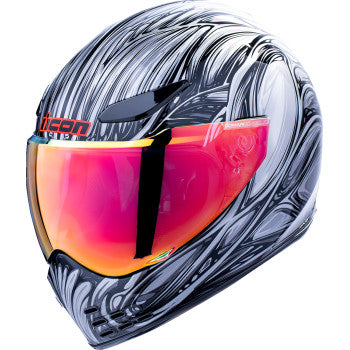 Casco Icon Domain Nouveau - Plata