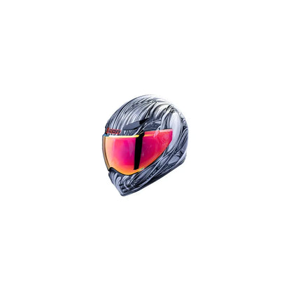 Casco Icon Domain Nouveau - Plata