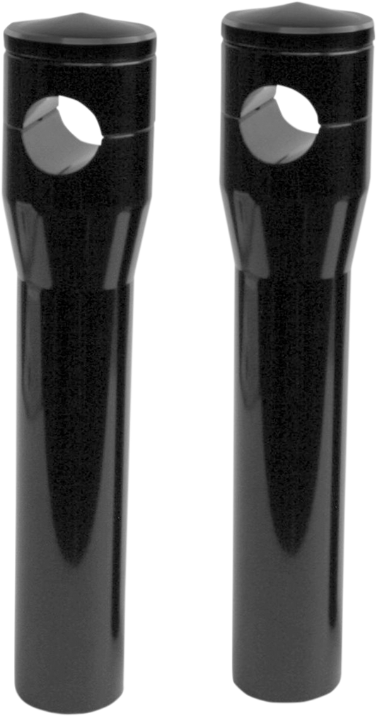 Elevadores de aluminio Billet personalizados Elite - Elevadores de aluminio Billet personalizados Elite - Estándar - 8" - Negro