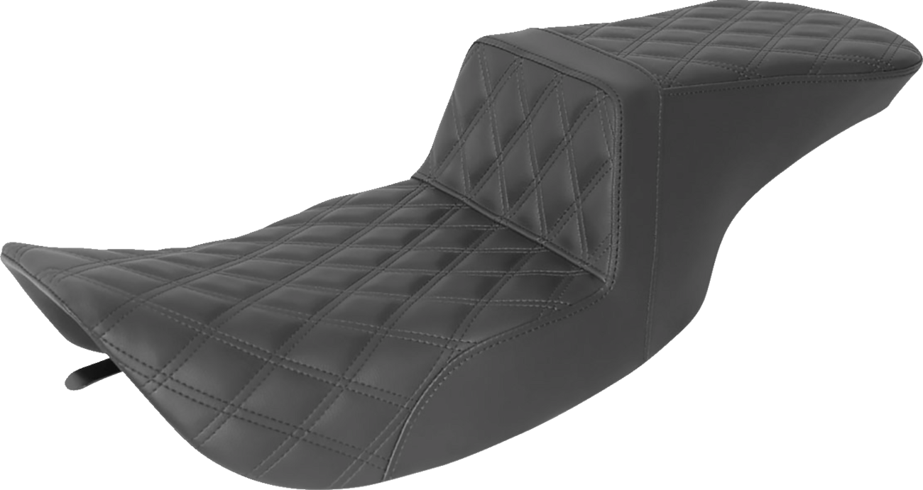 Asiento subido Tour - Asiento subido Tour - Costura de celosía completa - Negro - FL '97-'07