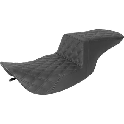Asiento subido Tour - Asiento subido Tour - Costura de celosía completa - Negro - FL '97-'07