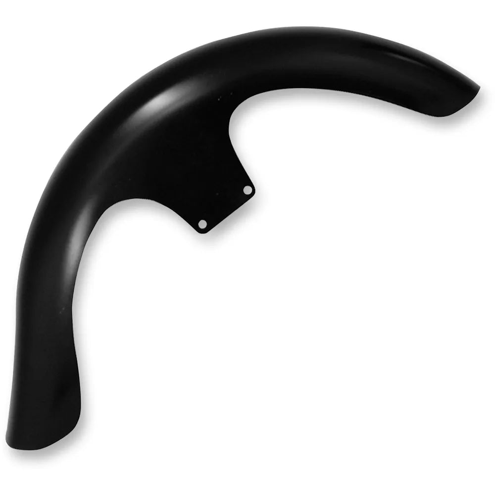 Guardabarros delanteros serie Tire Hugger para tocadores - Kit de guardabarros delantero Lil' Wrapper - Para marcos inclinados - Negro - Acero - 26"