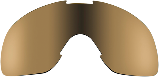 Overland Goggle Lens - Gold/Brown Mirror