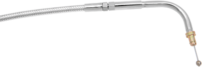 Cable de ralentí/acelerador trenzado de acero inoxidable pulido - Cable de ralentí trenzado de acero inoxidable pulido - Crucero - 44"