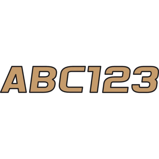 I.D. Sticker Kit - 700 Series - Brown