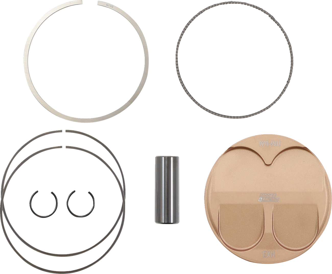 Pistón de carrera de 4 tiempos de alto rendimiento - Kit de pistón - 96,00 mm - Honda