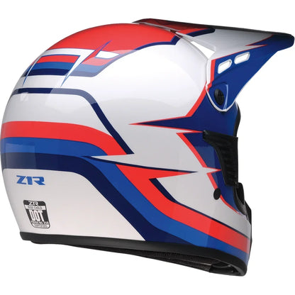 Casco Z1R Child Dirt Maxx Vortex Red/White/Blue