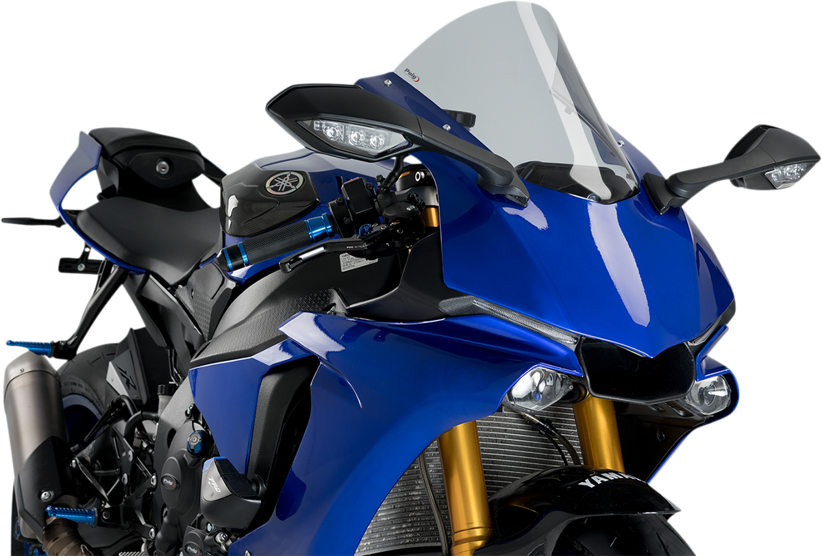 Parabrisas Z-Racing - Parabrisas de carrera - 14-3/8" - Ahumado - YZF-R1