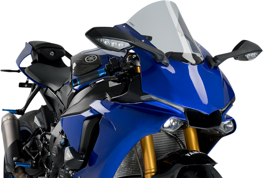 Parabrisas Z-Racing - Parabrisas de carrera - 14-3/8" - Ahumado - YZF-R1