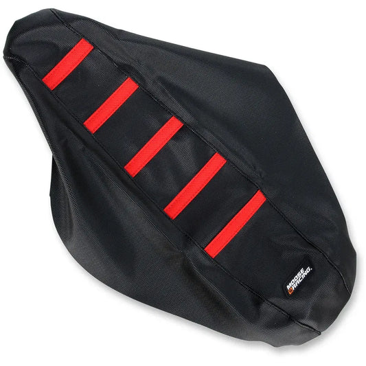Ribbed Seat Cover - Red - Honda