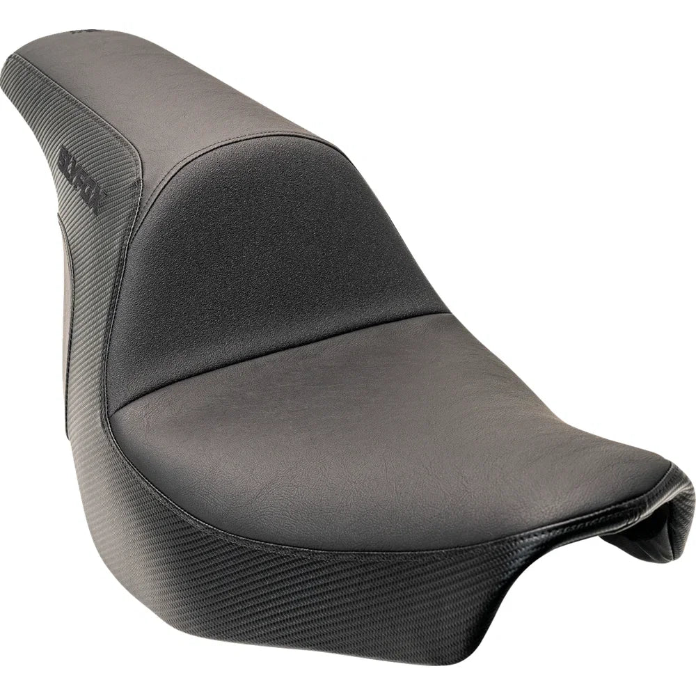 Asiento SLYFOX The Lowrider Drifter Lowrider Drifter Black Logo Smooth Vinyl Carbon Fiber FXLR/FLSB '18-'24