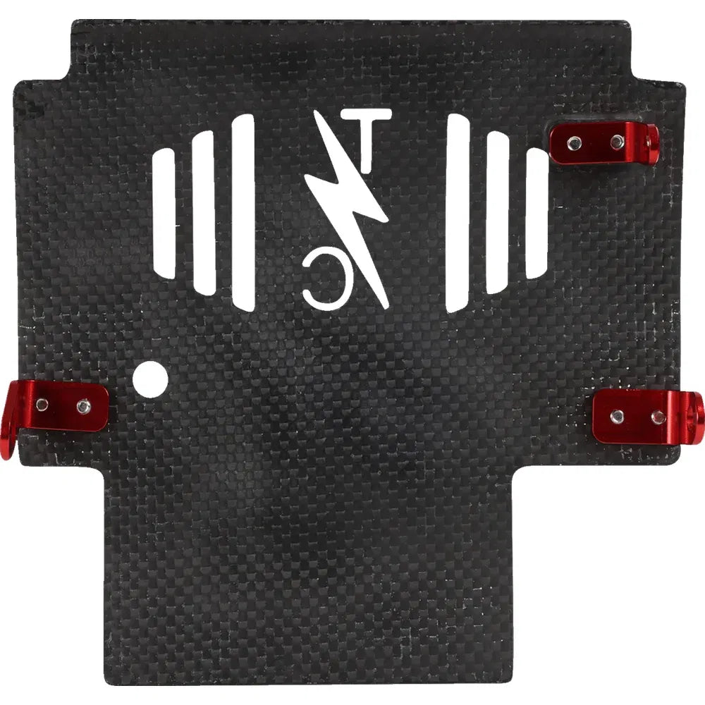 Placa protectora de fibra de carbono forjada
