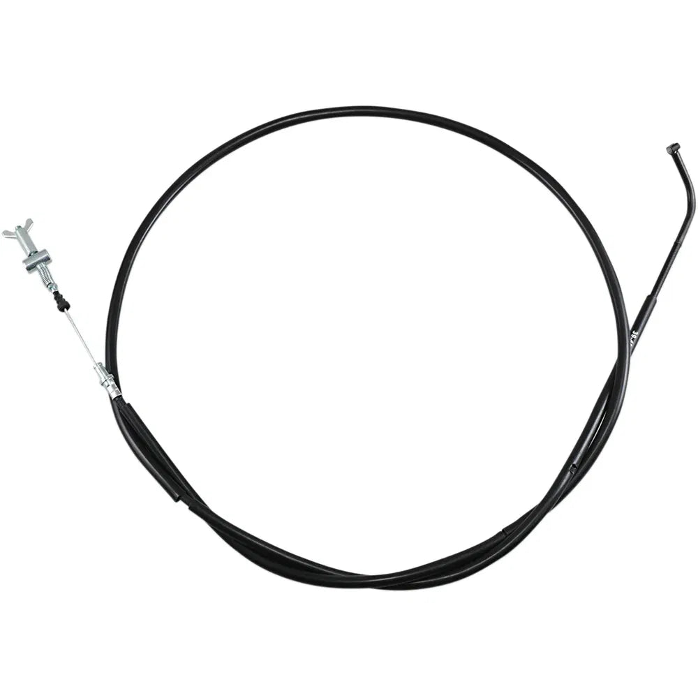Cable de freno de vinilo negro.