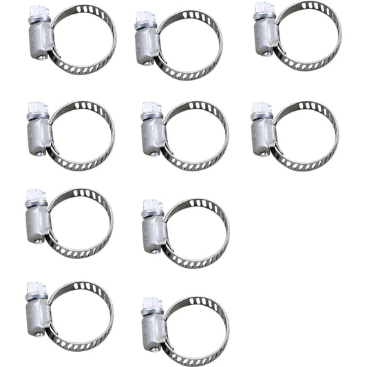 Mini Abrazaderas de Acero Inoxidable 10 Piezas