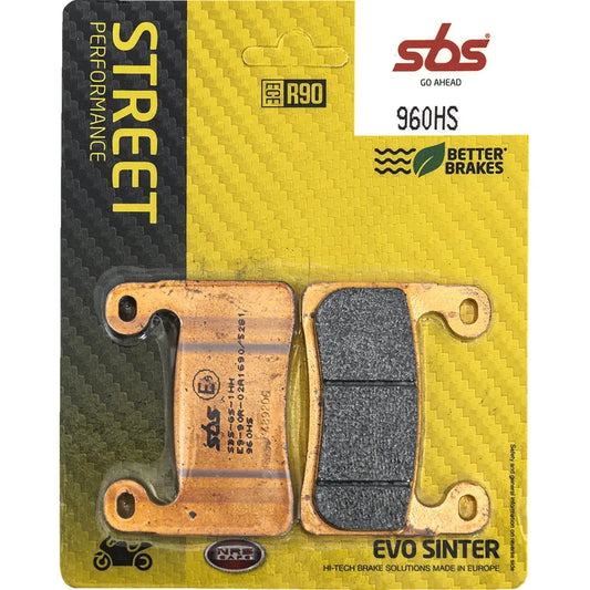 Pastillas de freno delanteras sinterizadas hs street excel