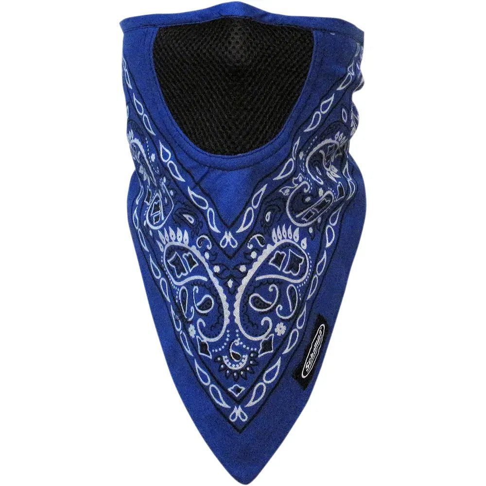 Face Mask - Facefit - Blue Paisley