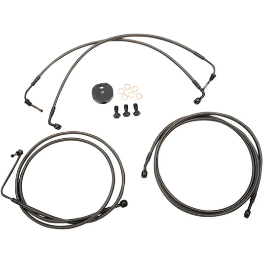 Kit de línea de freno trenzada de medianoche
