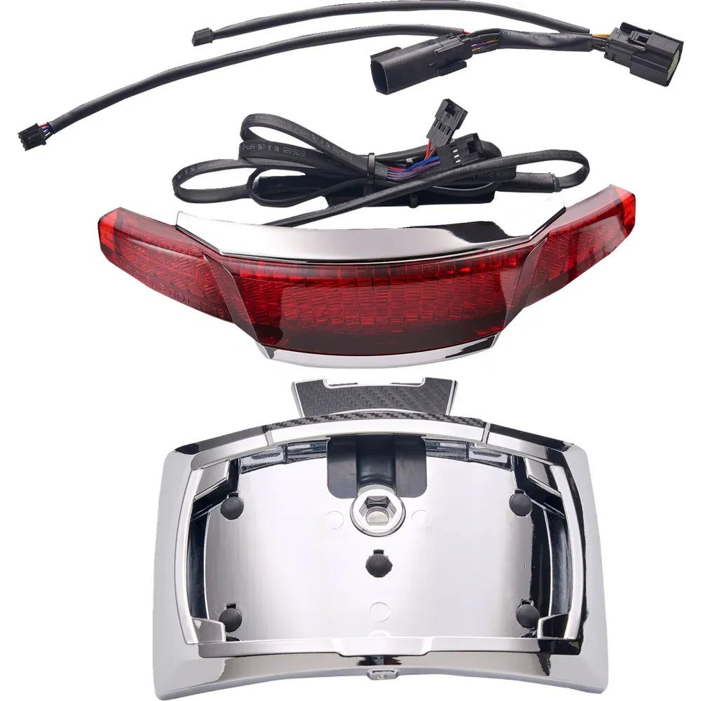 Luz trasera y soporte para matrícula latitude con lightstrike™