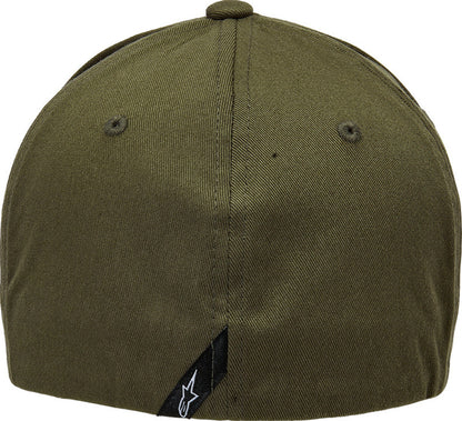 Gorra Alpinestars Ageless Curve - Verde Militar/Negro