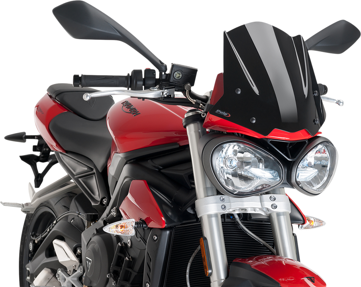 Parabrisas Naked New Generation - Parabrisas New Generation - 12-1/4" - Negro - Street Triple 765