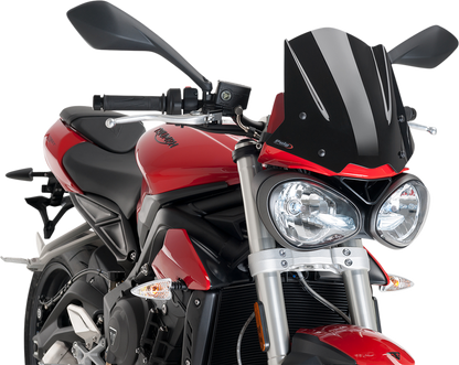 Parabrisas Naked New Generation - Parabrisas New Generation - 12-1/4" - Negro - Street Triple 765