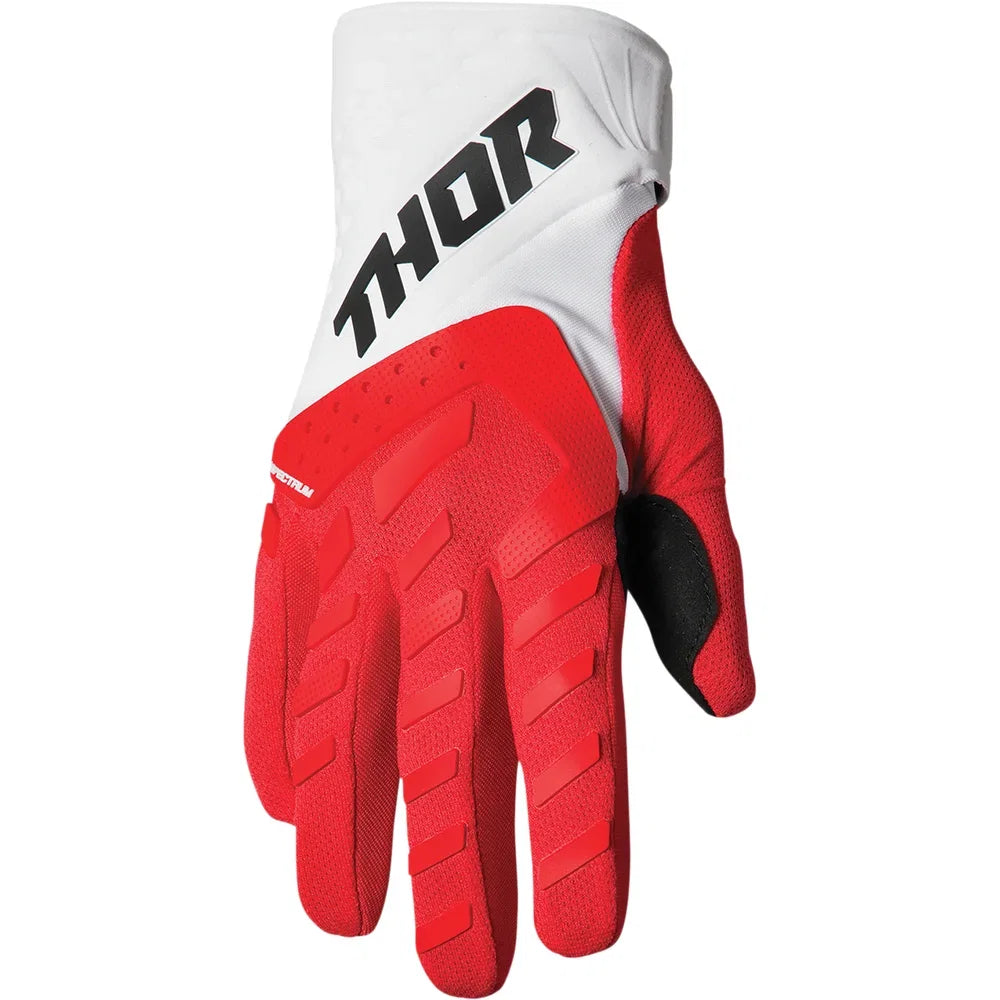 Guantes spectrum rojo/blanco