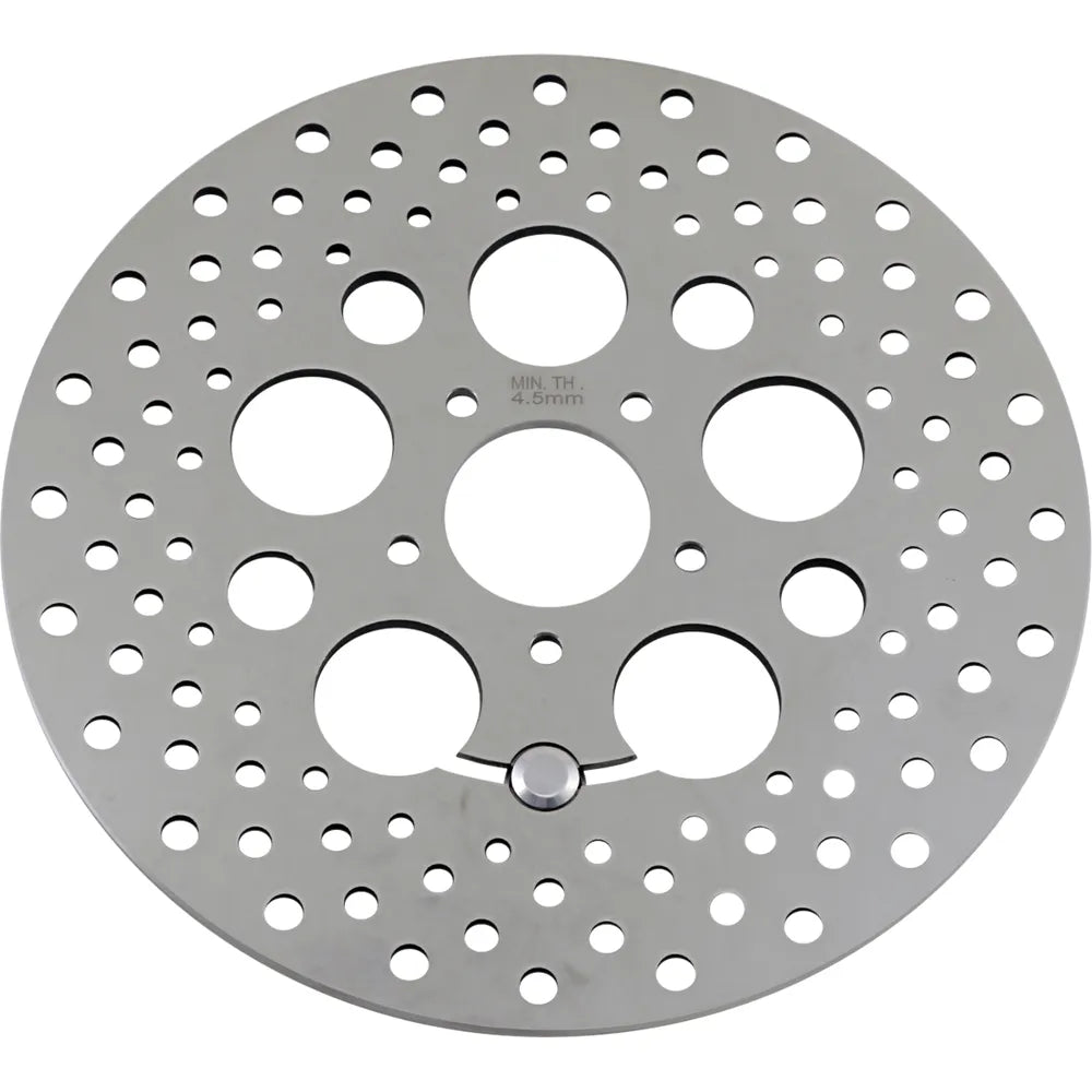Drilled Brake Rotor - Front - 11.8 - Touring/Trike"