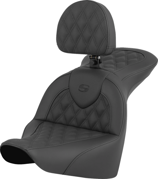 Asiento RoadSofa™ - Asiento RoadSofa™ - Costura de celosía - con respaldo para el conductor - FLFB/FXBR '18-'24