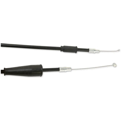 Cable del acelerador de vinilo negro.