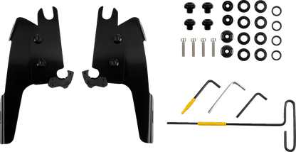 Kit de montaje con bloqueo de gatillo de carenado Batwing - Kit de montaje Batwing - Negro - Chief Bobber