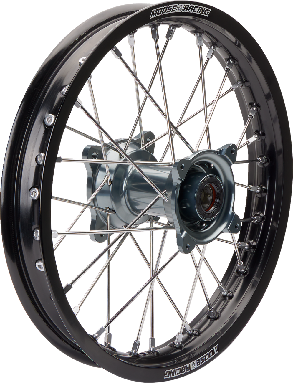 Rueda Completa SX-1 - Conjunto Ruedas - SX-1 - Completa - Trasera - Rueda Negra/Buje Gris - 19x2.15 - Gas Gas/KTM/Husqvarna