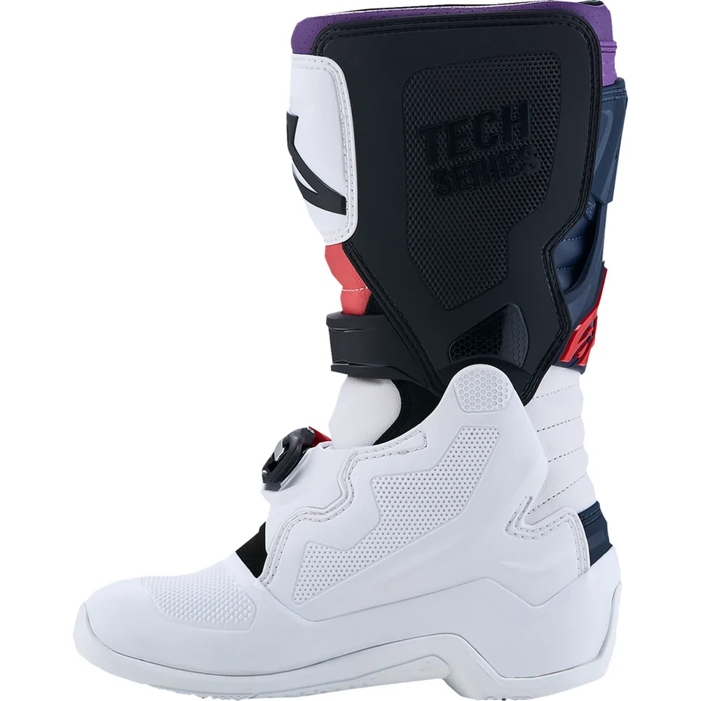 Botas Alpinestars Youth Tech 7S Dark Blue/White/Black/Purple