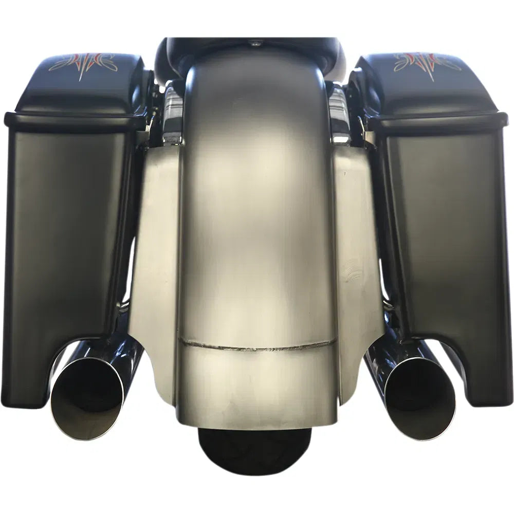 Rear Fender with Extension - Smooth - Steel - '09-'13 FL