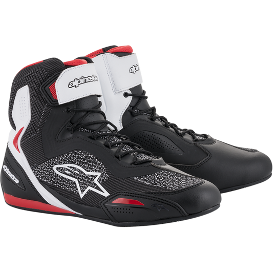 Tenis Alpinestars Faster-3 Rideknit® - Negro/Blanco/Rojo