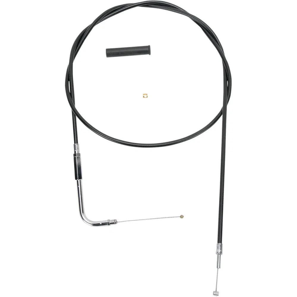 Cable de acelerador/ralentí de vinilo negro