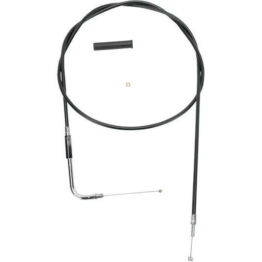 Cable de acelerador/ralentí de vinilo negro