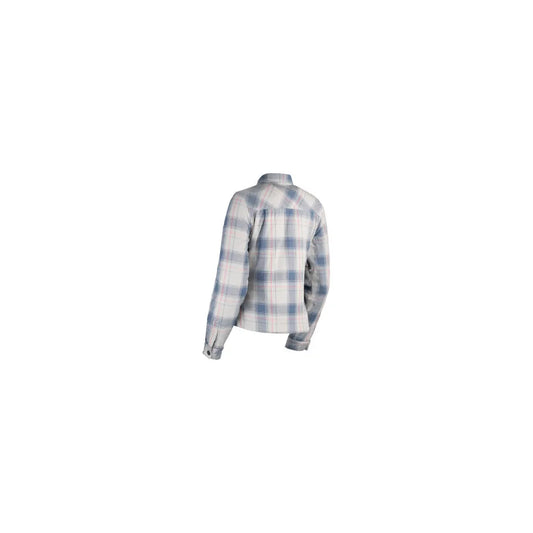 Chamarra de franela para dama Icon Fallblock - Gris