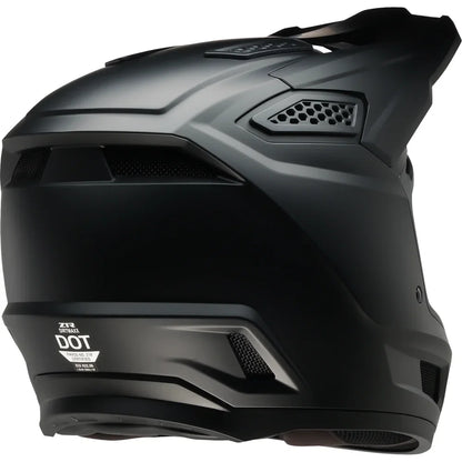 Casco dirt maxx solid negro mate