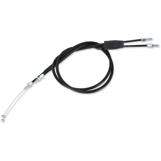 Cable del acelerador de vinilo negro.