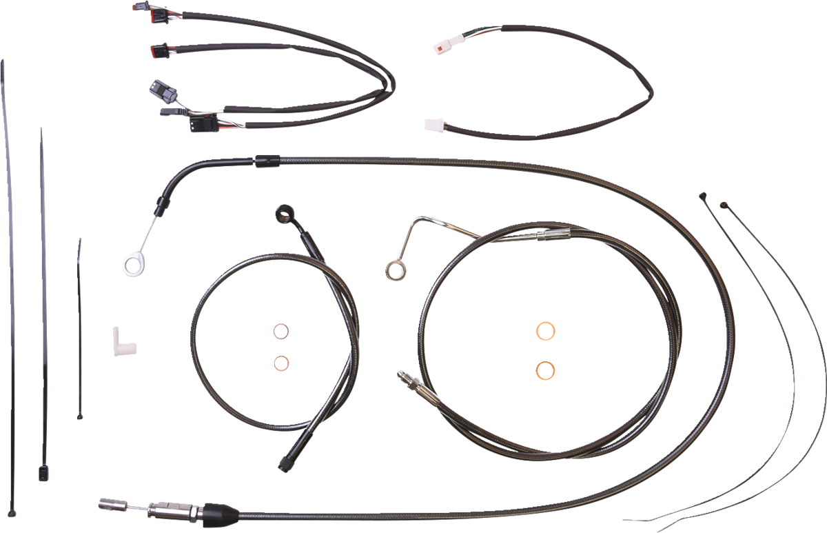 Kit de instalación de manillar de diseño Black Pearl™ - Kit de instalación de manillar de diseño Black Pearl™ - 12"-14" - FLH '21-'23