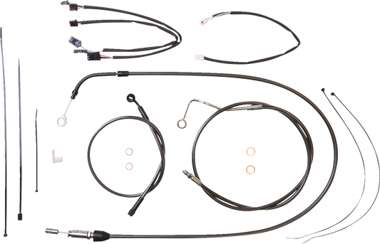 Kit de instalación de manillar de diseño Black Pearl™ - Kit de instalación de manillar de diseño Black Pearl™ - 12"-14" - FLH '21-'23