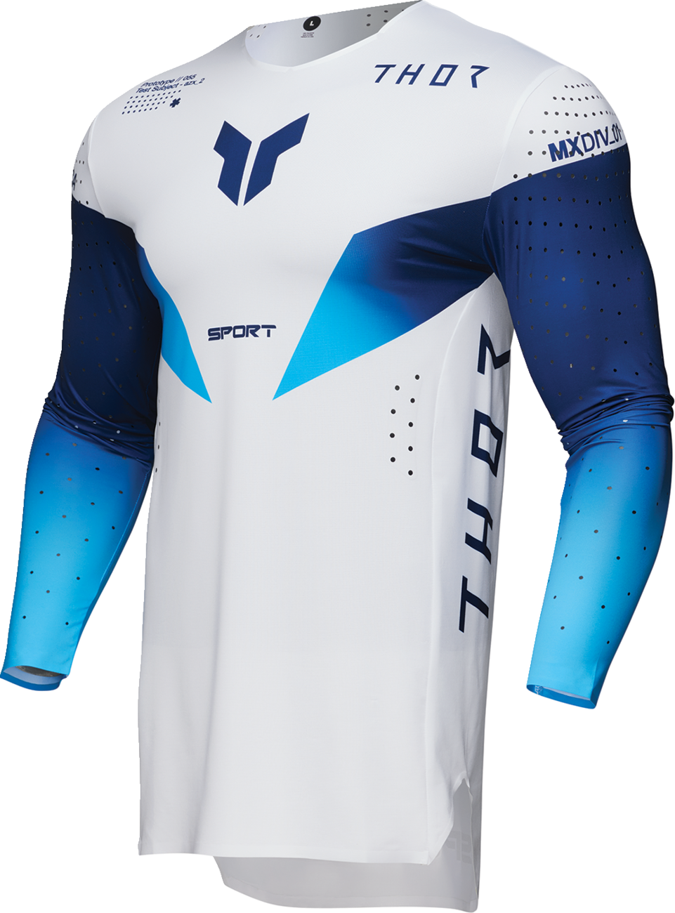 Camiseta Sportmode Strike: azul marino/azul/blanco