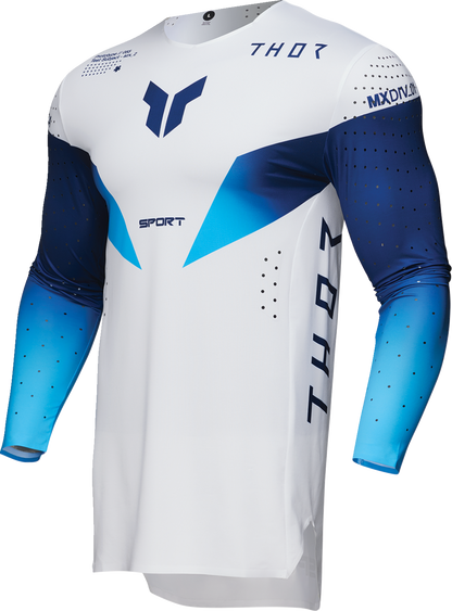 Camiseta Sportmode Strike: azul marino/azul/blanco