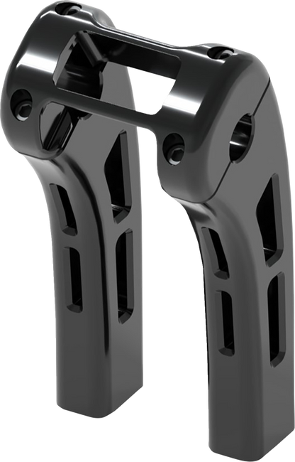 Elevadores Ghost - Elevadores Ghost - Abrazadera de pantalla Softail - 8" - Negro