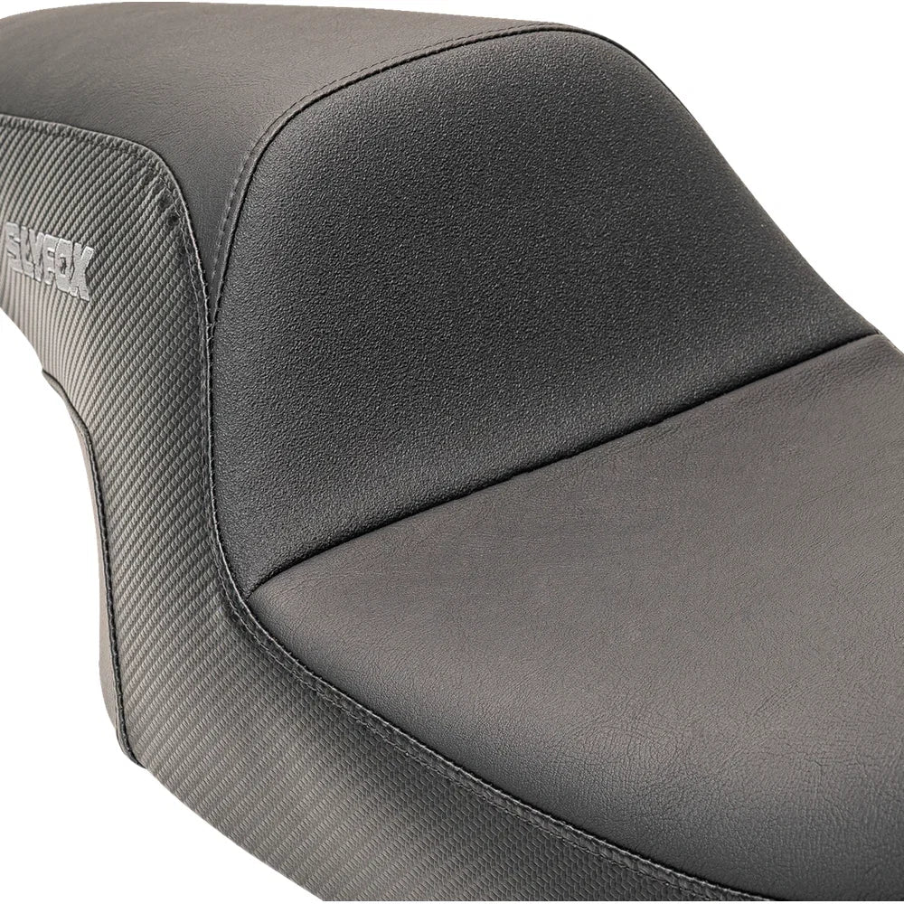 Asiento SLYFOX The Drifter Drifter Gray Logo Smooth Vinyl Carbon Fiber FL '97-'07
