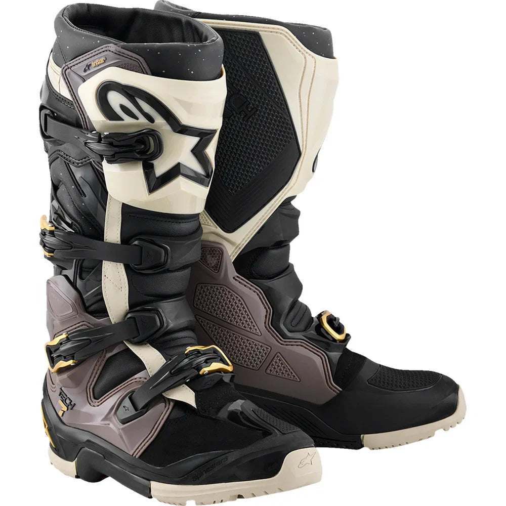 Botas tech 7 enduro drystar® negro/gris oscuro/dorado