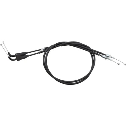 Cable del acelerador de vinilo negro.